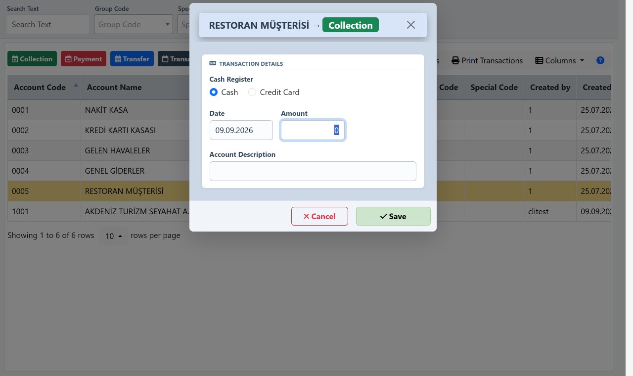 Receipt and payment vouchers